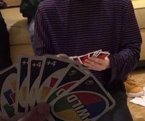 Charlie and I Playing a bit of uno